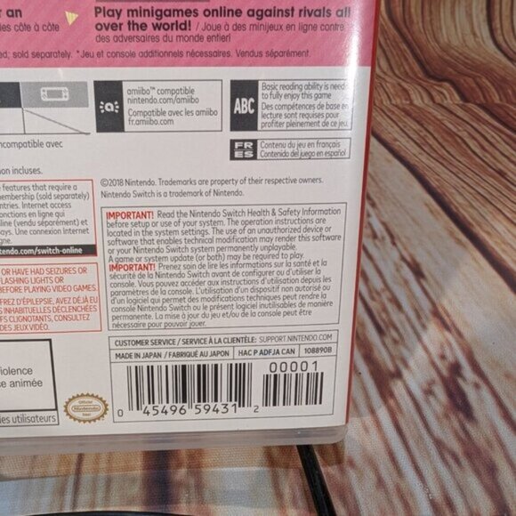 Super Mario Party for Nintendo Switch CASE ONLY - Picture 3 of 4